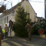 installation du sapin de Noël 2016
